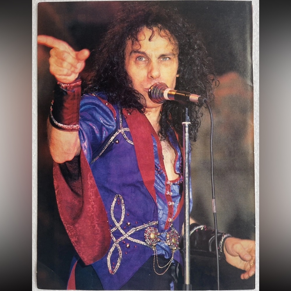 Vintage Ronnie James Dio pinup